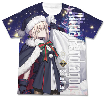 （再販）Fate/Grand Order ライダー/アルトリア・ペンドラゴン[サンタオルタ] フルグラフィックTシャツ/WHITE[コスパ]が予約受付開始