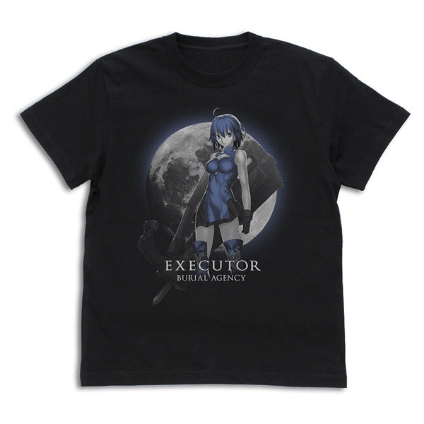 （再販）月姫 -A piece of blue glass moon- 埋葬機関第七位 シエル Tシャツ/BLACK-M[コスパ]が予約受付中