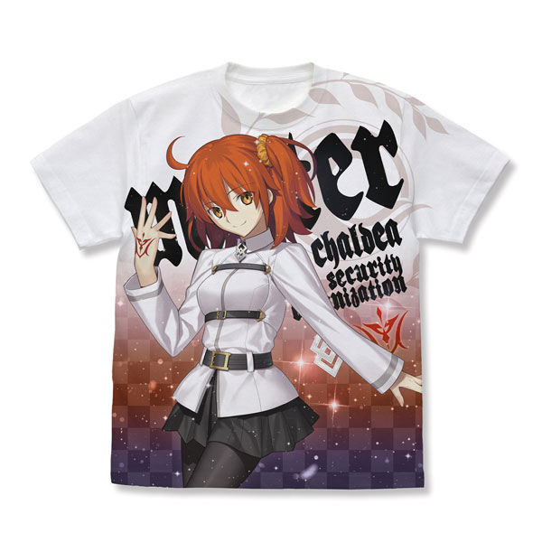 Fate/Grand Order マスター/主人公(女)魔術礼装・カルデア フルグラフィックTシャツ/WHITE[コスパ]が予約受付開始