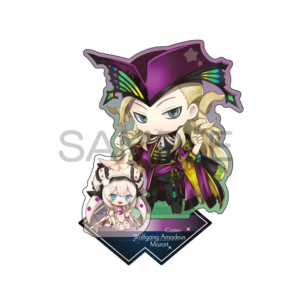Fate/Grand Order きゃらとりあ アクリルスタンド キャスター/ヴォルフガング・アマデウス・モーツァルト[アルジャーノンプロダクト]が予約受付開始