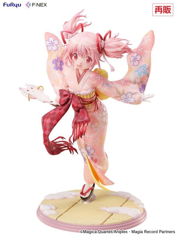 （再販）『マギアレコード 魔法少女まどか☆マギカ外伝』 鹿目まどか 晴着ver. 1/7 完成品フィギュア[フリュー]が予約受付中