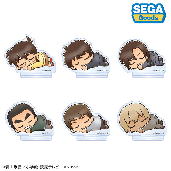 名探偵コナン ねむねむころりん アクリルスタンド Vol.3　6個入りBOX[セガ フェイブ]が予約受付開始