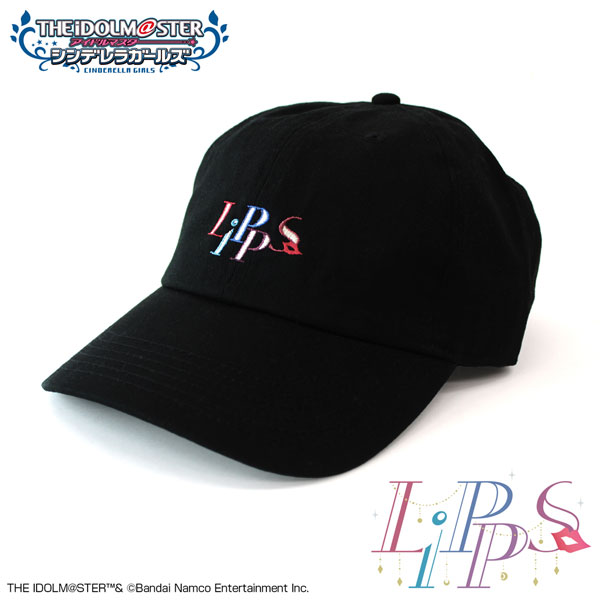 アイドルマスター シンデレラガールズ LiPPS 刺繍ローキャップ/BLACK[コスパ]が予約受付中