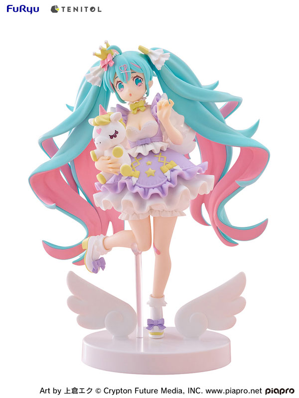 TENITOL 初音ミク 夢かわプリンセス ラベンダーver. 完成品フィギュア[フリュー]が予約受付中