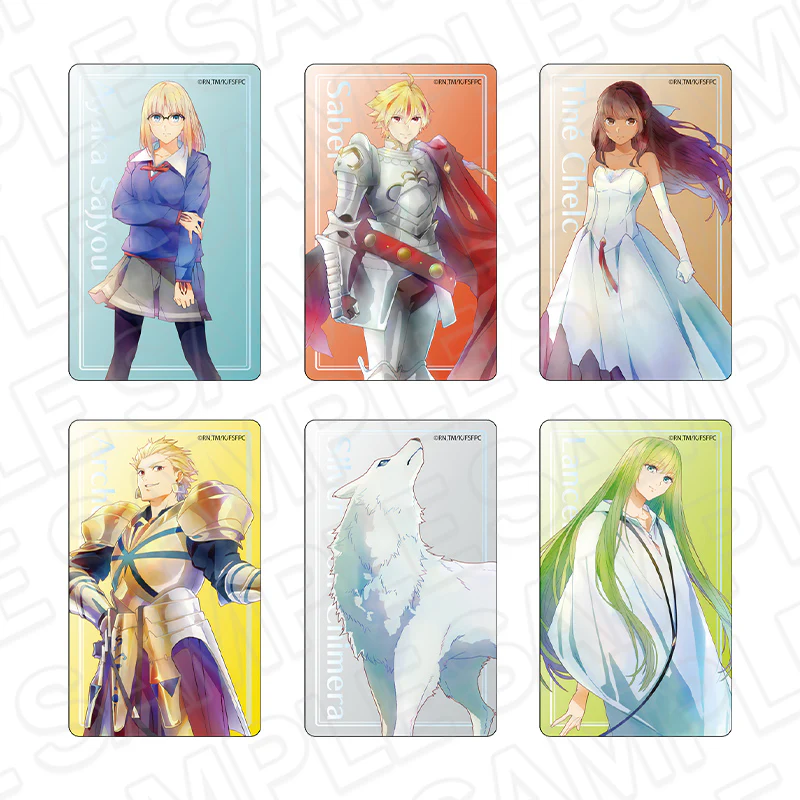 TVアニメ『Fate/strange Fake』 クリアカード(ブラインド) PALE TONE series 6個入りセット[コンテンツシード]が予約受付開始