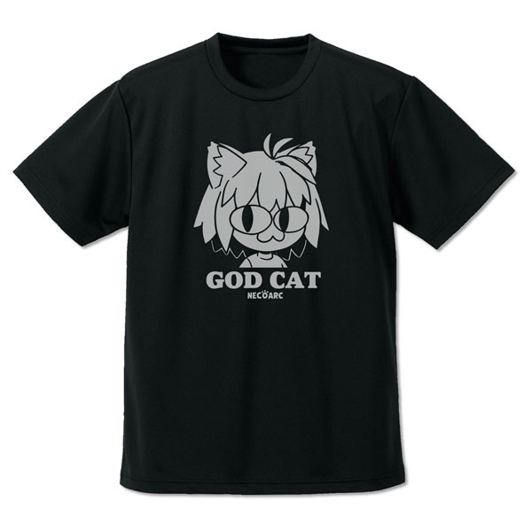 月姫 -A piece of blue glass moon- GOD CAT ネコアルク ドライTシャツ/BLACK[コスパ]が予約受付中