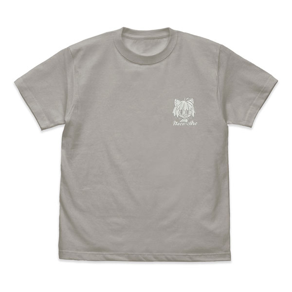 月姫 -A piece of blue glass moon- ネコアルク ワンポイント刺繍Tシャツ/LIGHT GRAY[コスパ]が予約受付中
