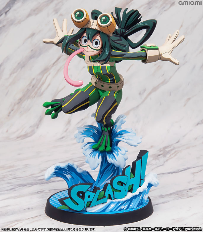 僕のヒーローアカデミア 蛙吹梅雨 ヒーロースーツ 二次元化Ver. 1/8 完成品フィギュア[タカラトミー]が予約受付中