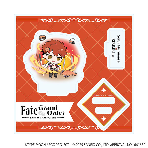 アクリルスタンドプレート「Fate/Grand Order×サンリオキャラクターズ」25/千子村正×KIRIMIちゃん.(コラボイラスト)[A3]が予約受付中