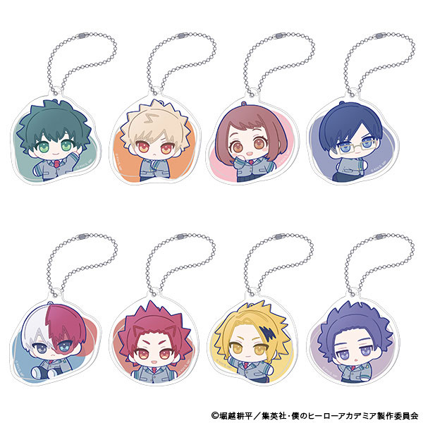 僕のヒーローアカデミア アクリルキーホルダーコレクション ぬいパル すきっぷ 8個入りBOX[ムービック]が予約受付中