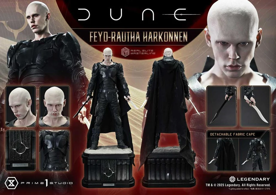 『デューン 砂の​惑星 PART2』リアルエリートマスターライン フェイド=ラウサ・ハルコンネンが予約受付開始