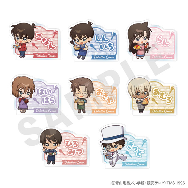 『名探偵コナン』 トレーディング缶バッジ ミニキャラキッチンver. 8個入りBOX[coly]が予約受付中