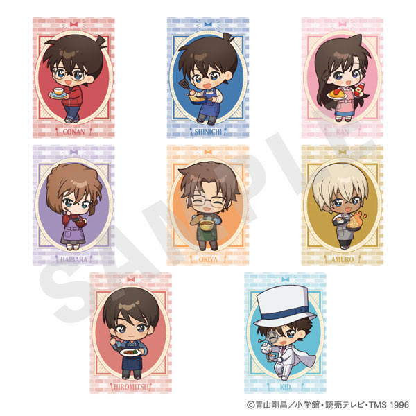 『名探偵コナン』 トレーディングポストカード ミニキャラキッチンver. 8個入りセット[coly]が予約受付中