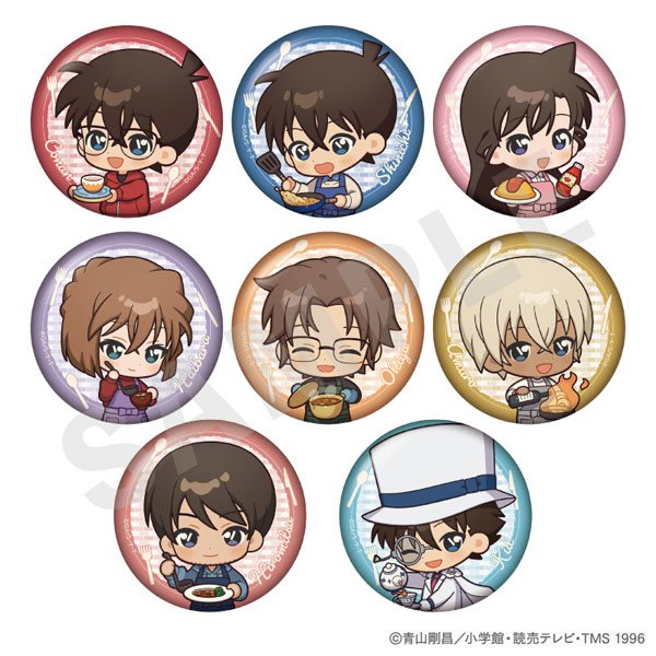 『名探偵コナン』 トレーディング缶バッジ ミニキャラキッチンver. 8個入りBOX[coly]が予約受付中