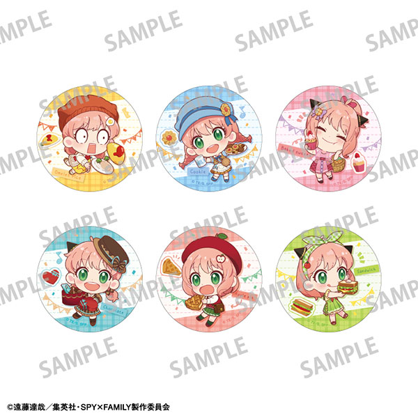 SPY×FAMILY トレーディング缶バッジ 食べ物 描き起こし 6個入りBOX[カミオジャパン]が予約受付中