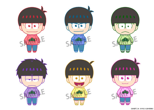 にょきんと『おそ松さん』マスコットフィギュア 6個入りBOX[PROOF]が予約受付中