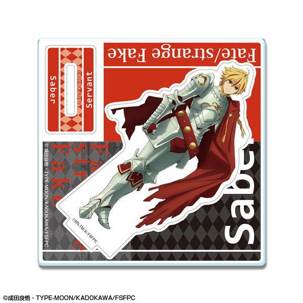 Fate/strange Fake アクリルスタンドリトル デザイン02(セイバー)[ライセンスエージェント]が予約受付中
