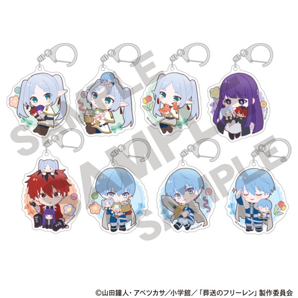 葬送のフリーレン トレーディングアクリルキーホルダー ぬいぐるみ抱っこ 8個入りBOX[クラックス]が予約受付開始