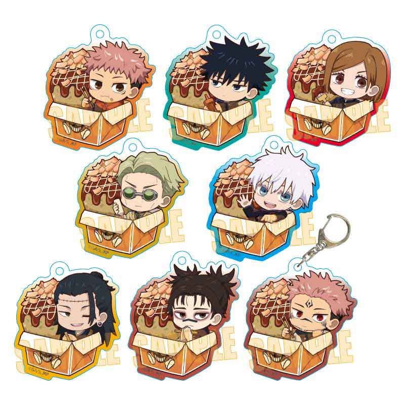 呪術廻戦_ばくだん焼本舗コラボ トレーディングアクリルキーホルダーが予約受付中