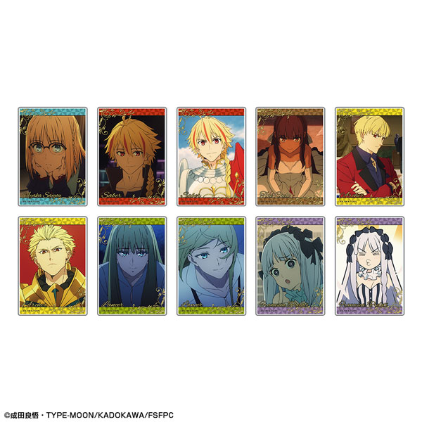 TVアニメ『Fate/strange Fake』 トレーディングアクリルカード 10個入りBOX[ライセンスエージェント]が予約受付開始