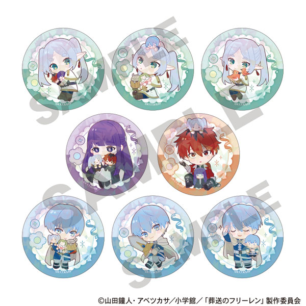 葬送のフリーレン トレーディングホログラム缶バッジ ぬいぐるみ抱っこ 8個入りBOX[クラックス]が予約受付開始