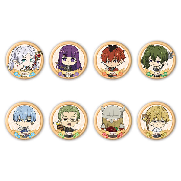 TVアニメ『葬送のフリーレン』 トレーディング缶バッジ 8個入りBOX[ATFES]が予約受付開始