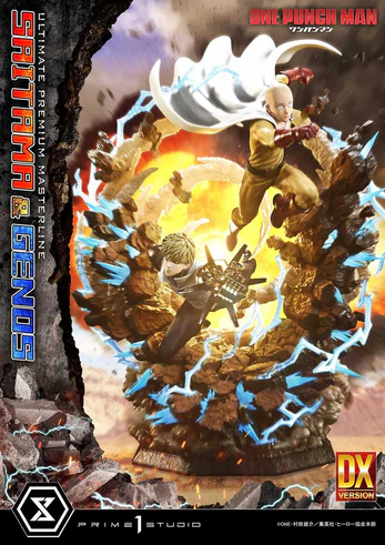 『ワンパンマン』アルティメットプレミアムマスターライン サイタマ&ジェノス DX版が予約受付開始