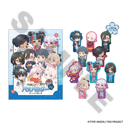 Fate/Grand Order×極楽湯・RAKU SPA_バスパウダー(ランダムステッカー付き)が予約受付開始