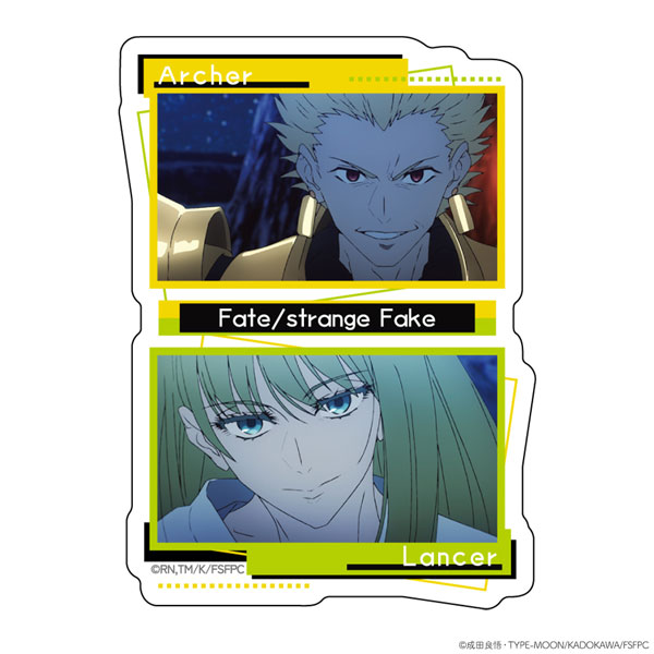 TVアニメ『Fate/strange Fake』 ダイカットステッカー アーチャー＆ランサー[ATFES]が予約受付開始