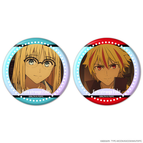 TVアニメ『Fate/strange Fake』 オーロラ缶バッジ2個セット アヤカ・サジョウ＆セイバー[ATFES]が予約受付開始