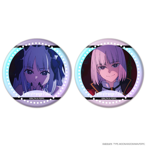 TVアニメ『Fate/strange Fake』 オーロラ缶バッジ2個セット フランチェスカ・プレラーティ＆真キャスター[ATFES]が予約受付開始