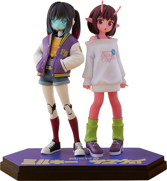 POP UP PARADE SP 銀河特急 ミルキー☆サブウェイ チハル＆マキナ 完成品フィギュア[グッドスマイルカンパニー]が予約受付中