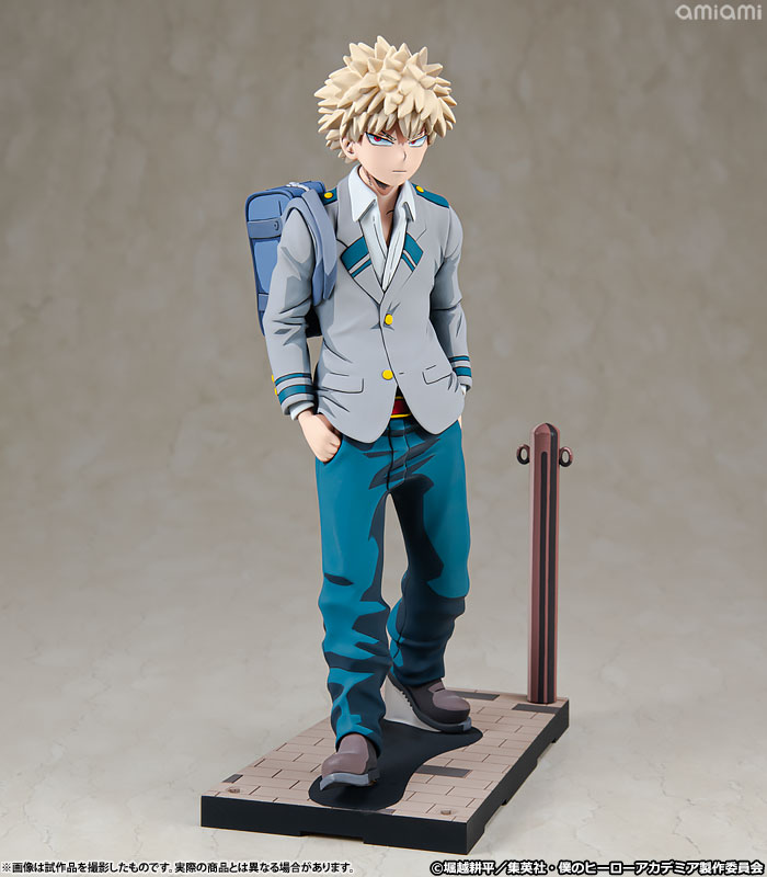 アニメ「僕のヒーローアカデミア」爆豪勝己 雄英高校制服 二次元化Ver. 1/8 完成品フィギュア[タカラトミー]が予約受付中